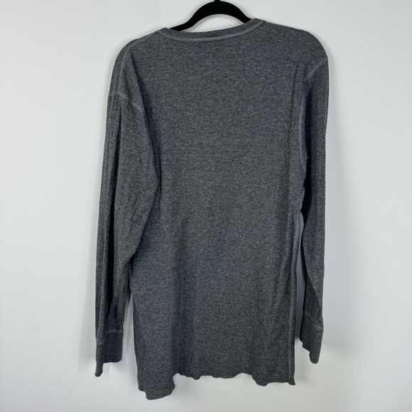 L.L. Bean Gray Long Sleeve Base Layer Long John Winter Laying Top Large Tall - Picture 2 of 4